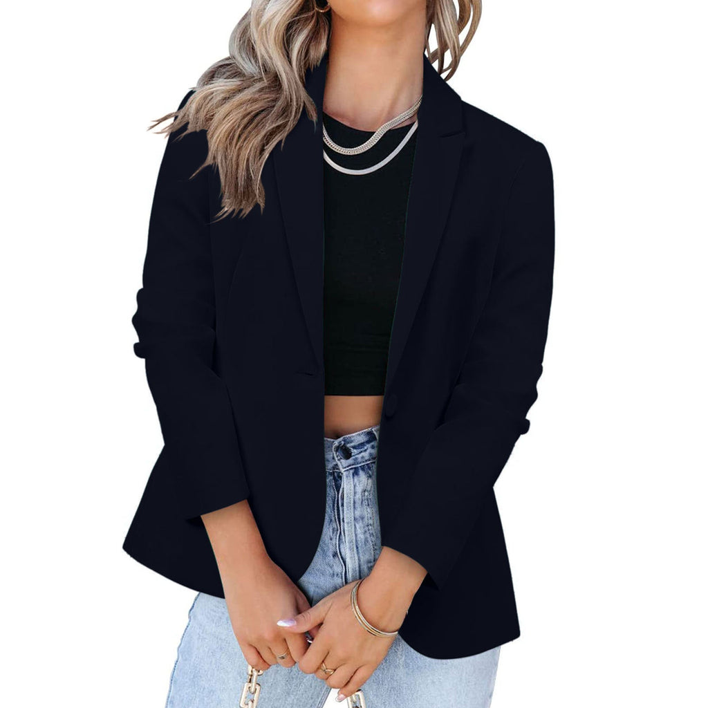 Elegant Blazer with Modern Cut and Practical Pockets