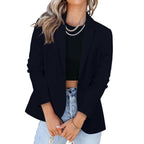 Elegant Blazer with Modern Cut and Practical Pockets