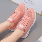 Women's Breathable Casual Sneakers with Flexible Sole