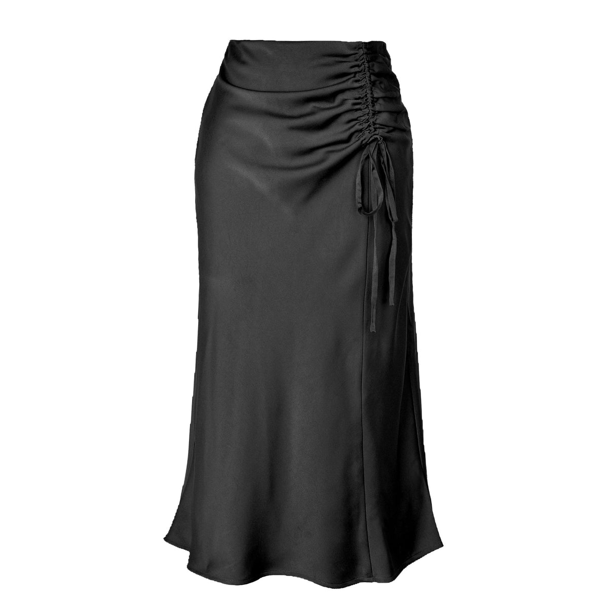 Women's Midi Skirt with Ruching