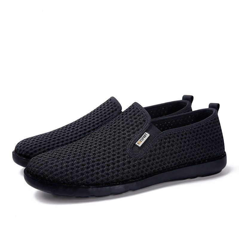 Women's Breathable Slip-On Sneakers with Flexible Mesh Upper