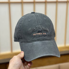 Men's Vintage-Inspired Distressed Baseball Cap