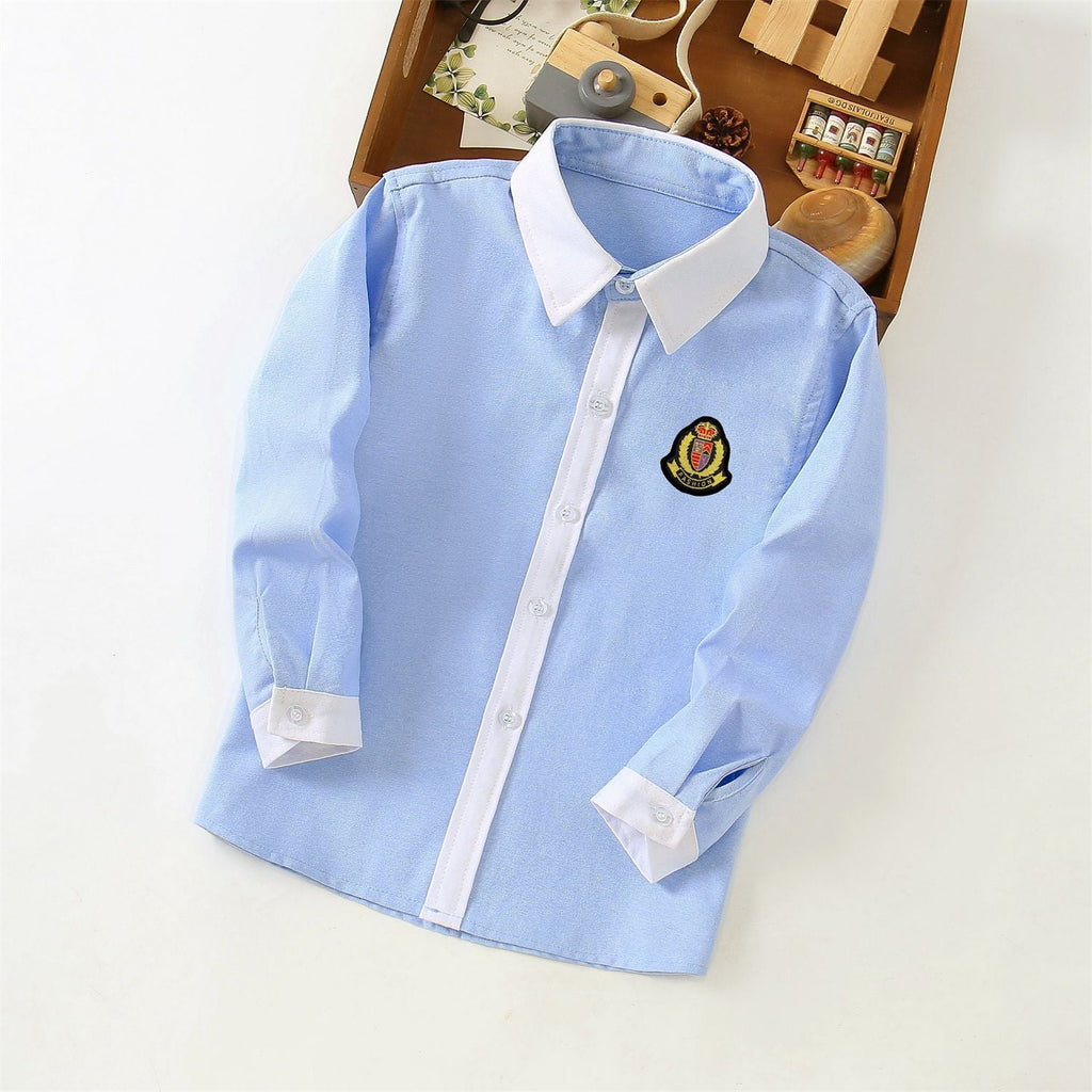 Elegant Shirt with Contrast Cuffs