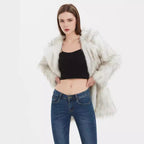 Women's Cool and Casual Faux Fur Jacket