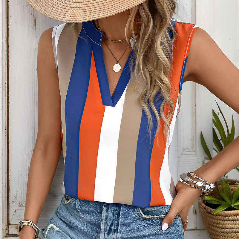Women's Sleeveless Gradient Top