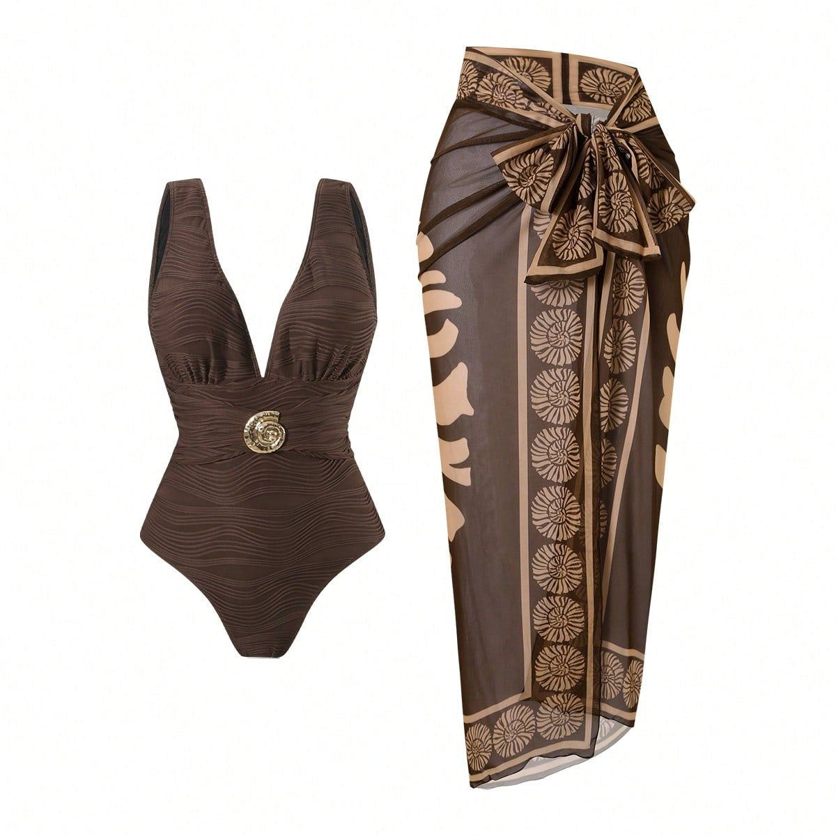Women's Swimsuit with Exclusive Wrap Skirt