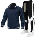 Men's Sporty Track Jacket and Jogging Pants Set
