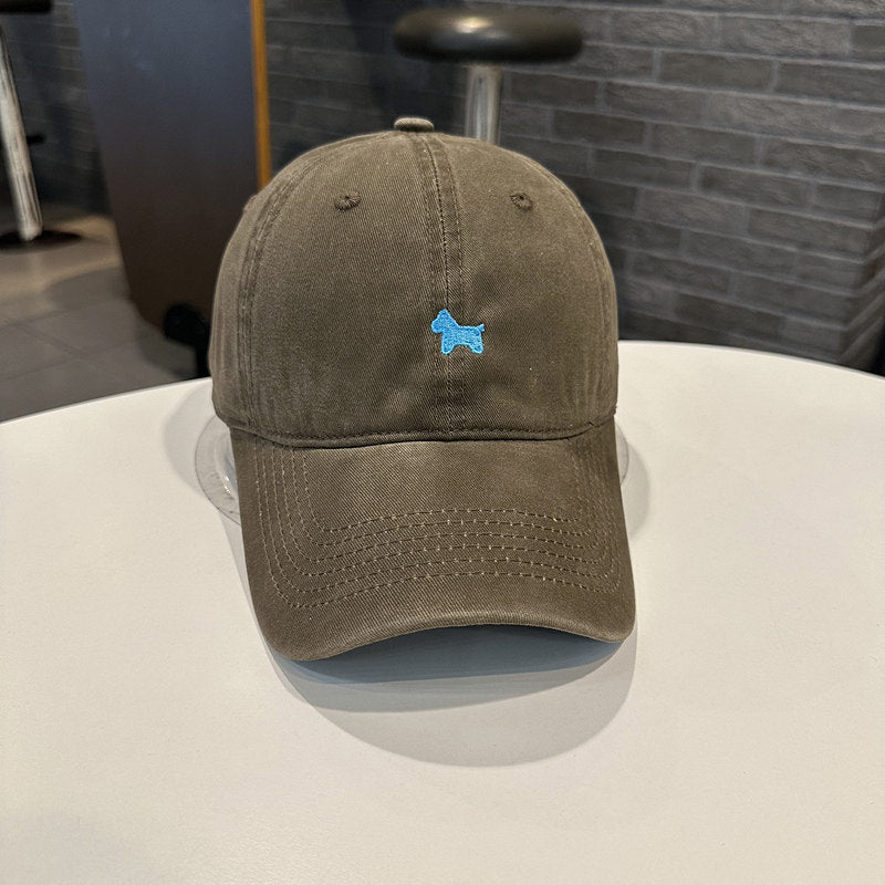 Men's Casual Embroidered Cotton Cap