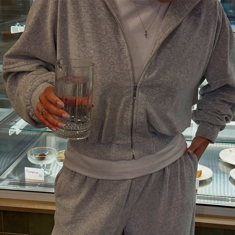 Women's Casual Hooded Jogging Suit