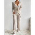Women's Elegant Casual Knit Suit Set