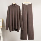 Women's Cozy High-Neck Knit Set