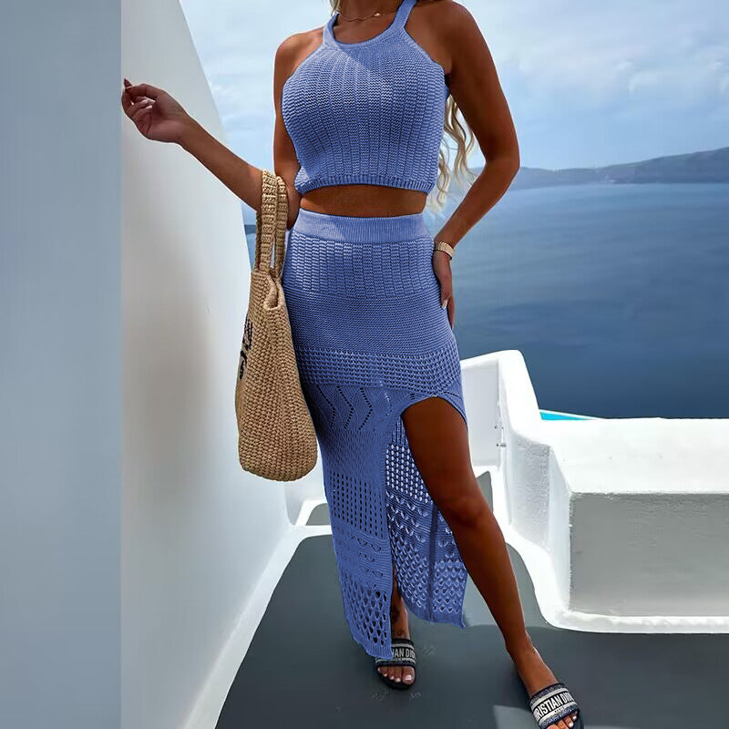 Women's Airy Knitted Two-Piece Set