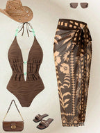 Women's Swimsuit with Detailed Ruching