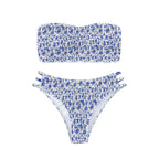 Women's Bandeau Bikini with Sophisticated Knot Design