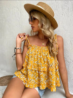 Casual Women's Ruffled Blouse