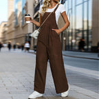 Lightweight Cotton Overalls with Pockets