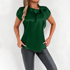 Women's Blouse with Elegant Bow