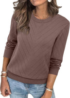 Women's Elegant Striped Sweater