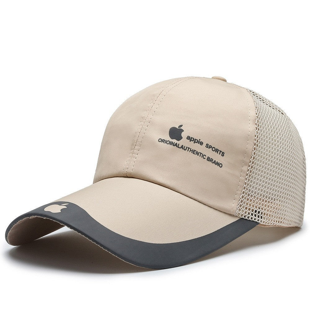 Women's Running Cap with Breathable Mesh Design