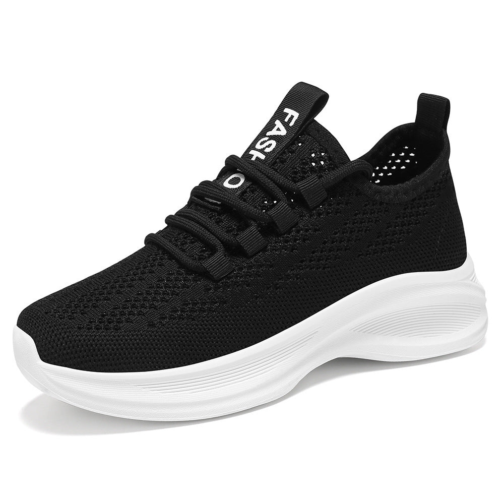 Women's Breathable Sneakers with Elastic Upper