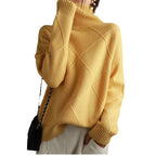 Women's Chunky Knit Turtleneck Sweater