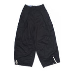 Women's Cargo Pants with Elastic Waist and Side Pockets