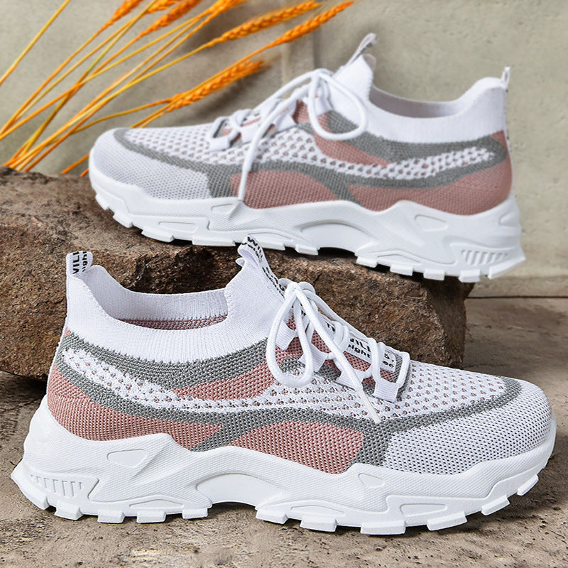 Women's Breathable Training Sneakers with Non-Slip Sole