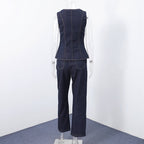 Women's Denim Overall with Tailored Silhouette