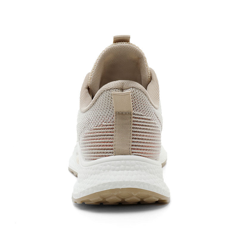 Women's Breathable Casual Shoes with Cushioned Sole and Elastic Upper