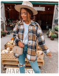 Women's Plaid Flannel Shirt