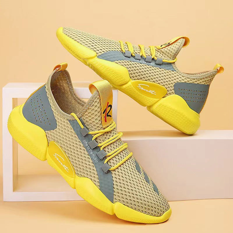 Women's Breathable Sports Shoes with Flexible Outsole and Innovative Lacing System