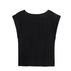 Women's Pleated Cropped Pants