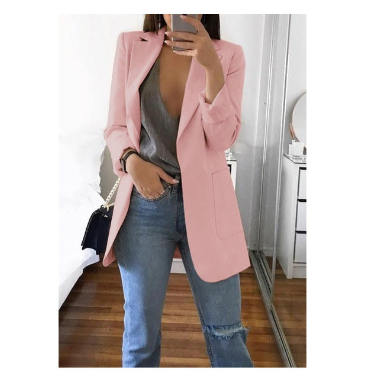 Elegant Tailored Blazer with Practical Pockets