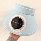 Lightweight Foldable Sunshade with Integrated Solar Module and Quiet Fan Kalsten