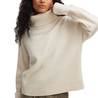 Women's Fine Turtleneck Sweater in Soft Knit