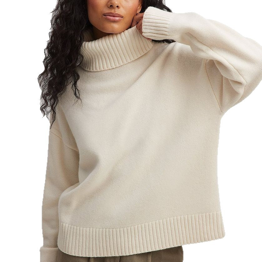 Women's Fine Turtleneck Sweater in Soft Knit