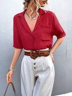 Women's Short-Sleeve Blouse