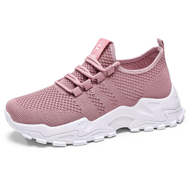 Women's Breathable Fitness Sneakers with Non-slip Sole
