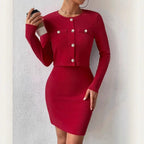 Elegant Jumpsuit Set with Tailored Jacket