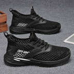 Women's Breathable Sports Sneakers with Flexible Sole and Non-Slip Tread