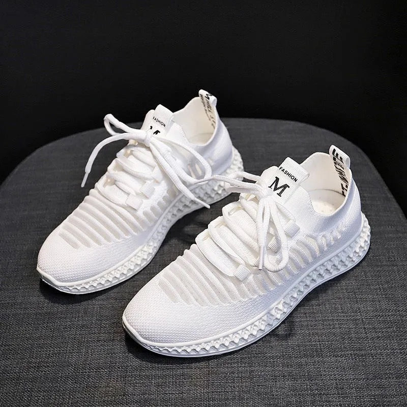 Women's Breathable Sports Sneakers with Flexible Sole