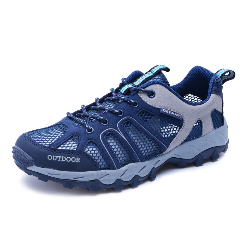 Women's Breathable Outdoor Sneakers with Non-Slip Sole and Elastic Mesh