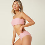 Women's High-Waisted Bandeau Bikini