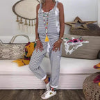 Relaxed Striped Jumpsuit