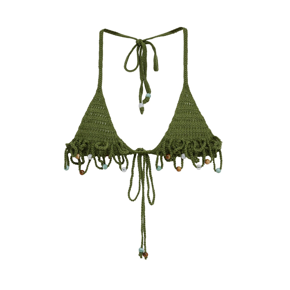 Women's Mesh Mini Skirt with Tassels