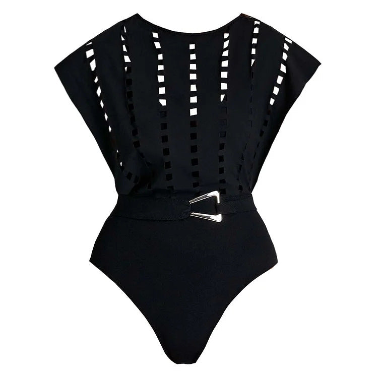 Women's Swimsuit with Elegant Cut and Fashionable Details