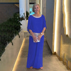 Elegant Airy Jumpsuit with Glitter Waistband
