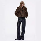 Women's Elegant Faux Fur Jacket