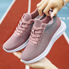 Women's Breathable Running Sneakers with Flexible Upper