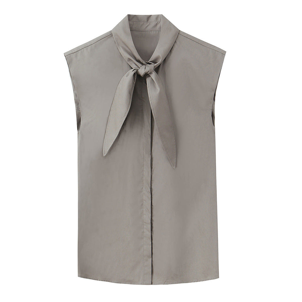 Women's Tie-Neck Blouse